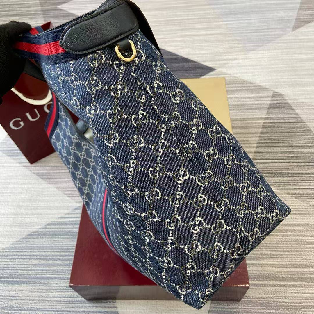 Gv*c*giglio large tote bag gg canvas-50*47*14cm