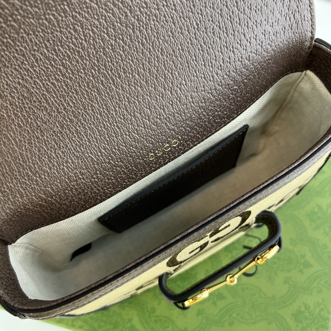 G*u*i 1955 horsebit shoulder bag-25*18*8cm