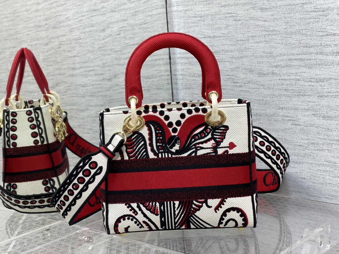 lady D*or handle bag-24cm