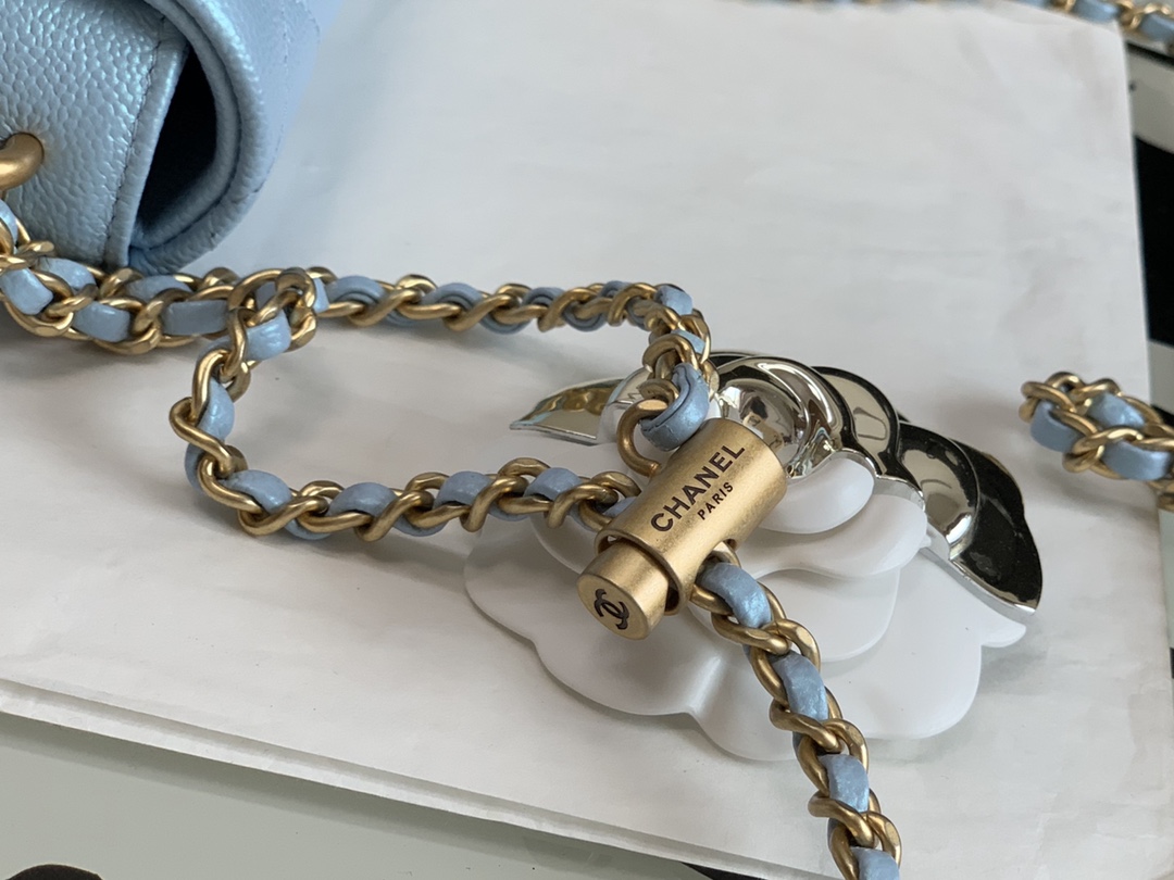 Ch@nel Flap Bag-13*19*6CM