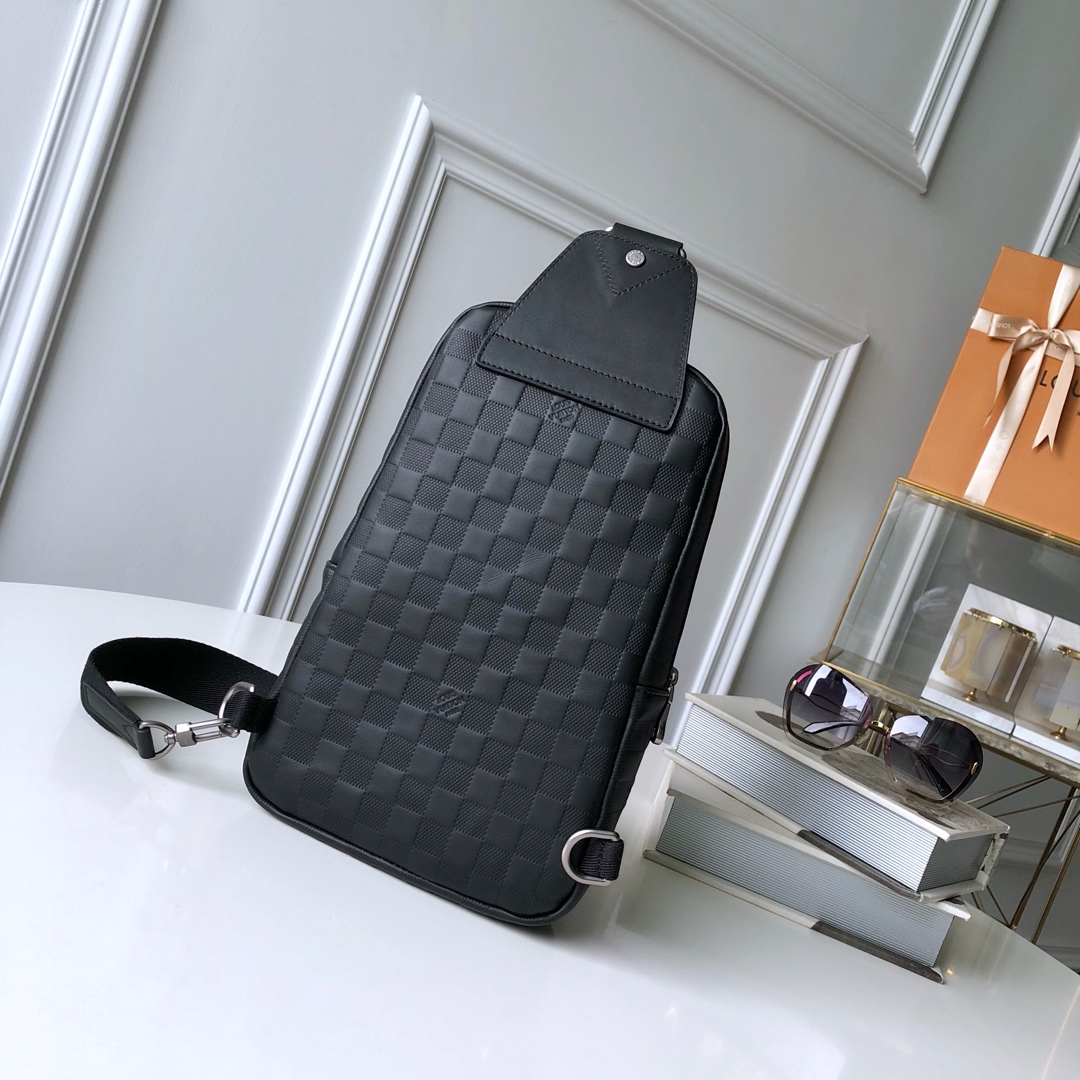 l0*is V*t0n damier graphite avenue bag-20 *31 x*10cm
