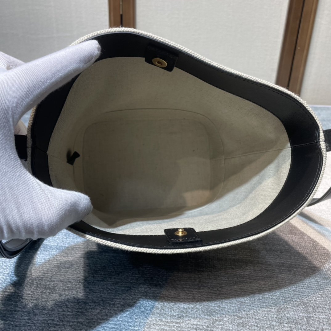 Ce**e cuir bucket-30×22×13cm