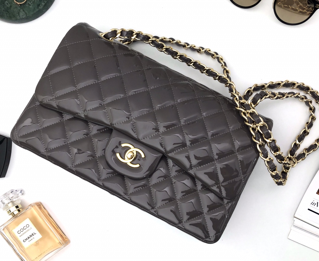 Ch@nel Flap Bag-Gold Hardware-30CM