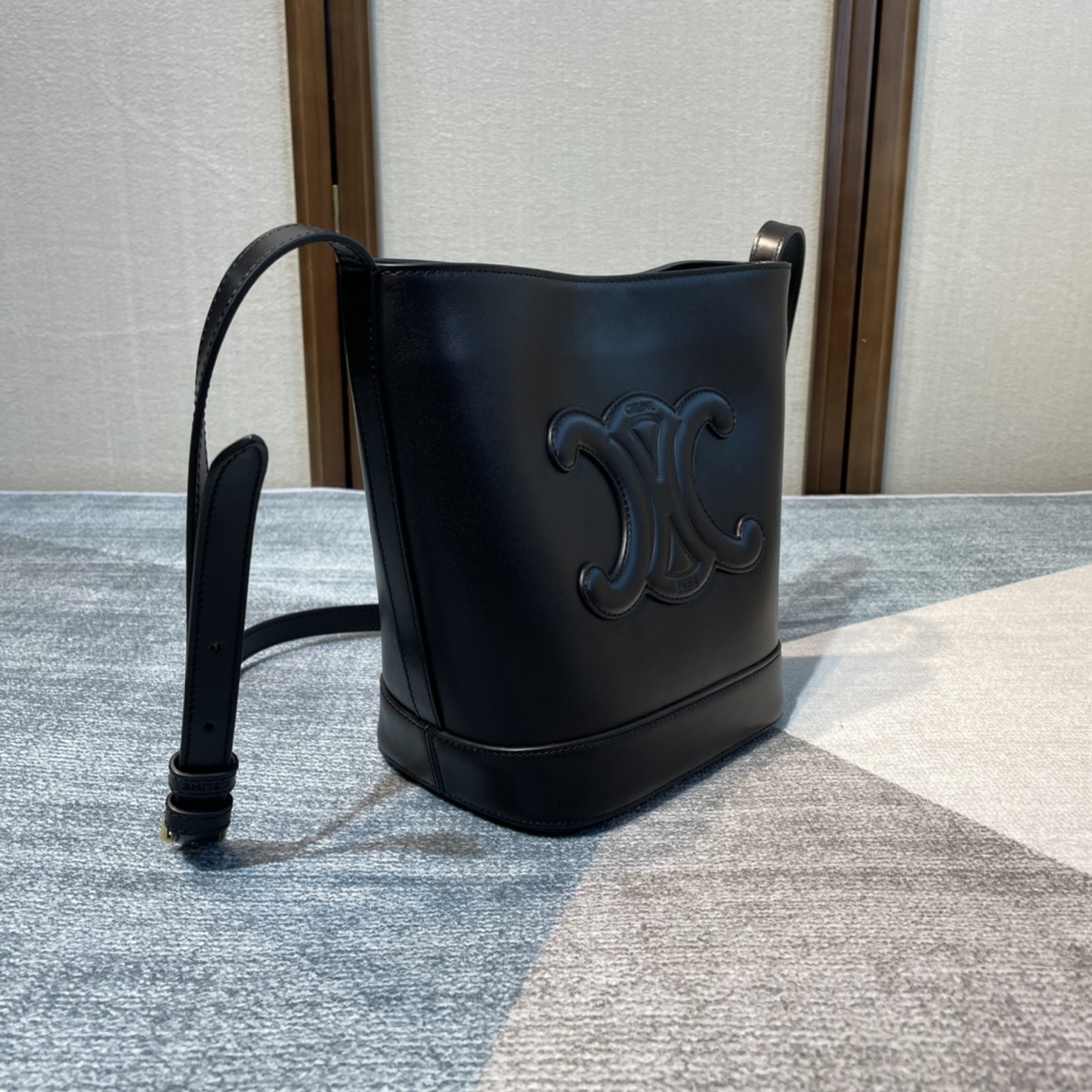 Ce**e cuir bucket-30×22×13cm