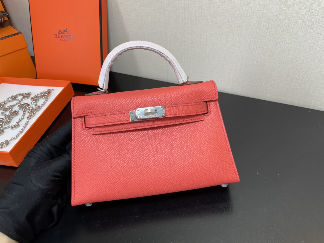 H**mes kelly-gold&silver hardware-19cm