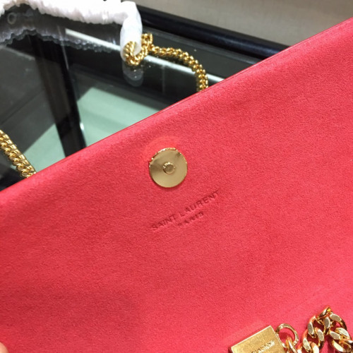 Y*L medium in grain de pouder embossed leather-24*14.5*5.5cm