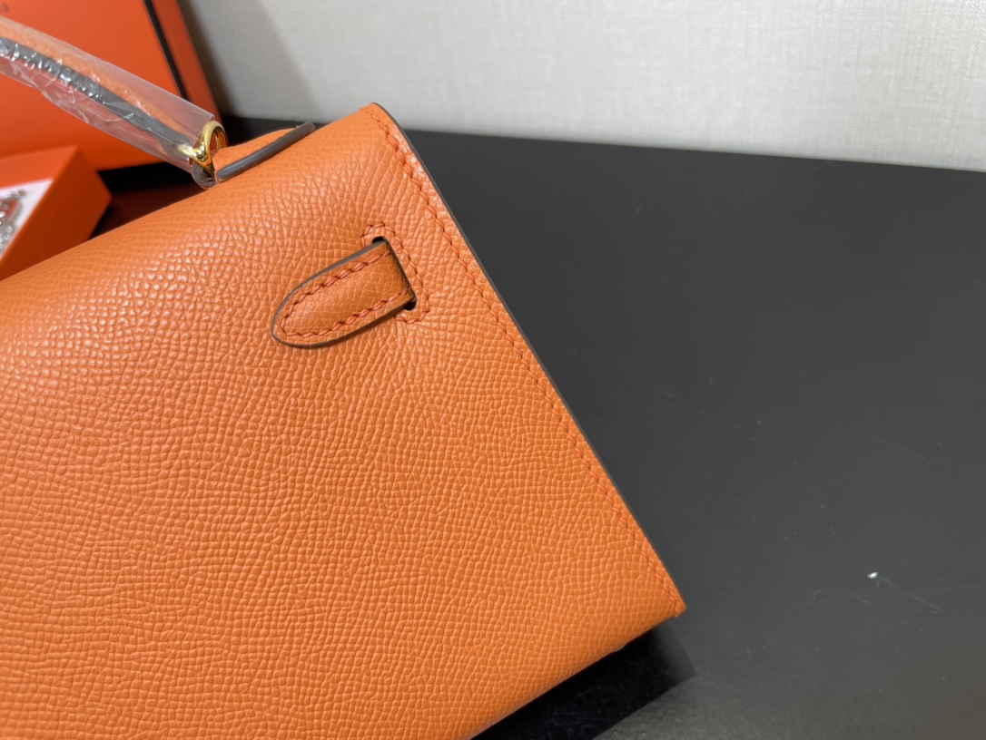 H**mes kelly-gold&silver hardware-19cm