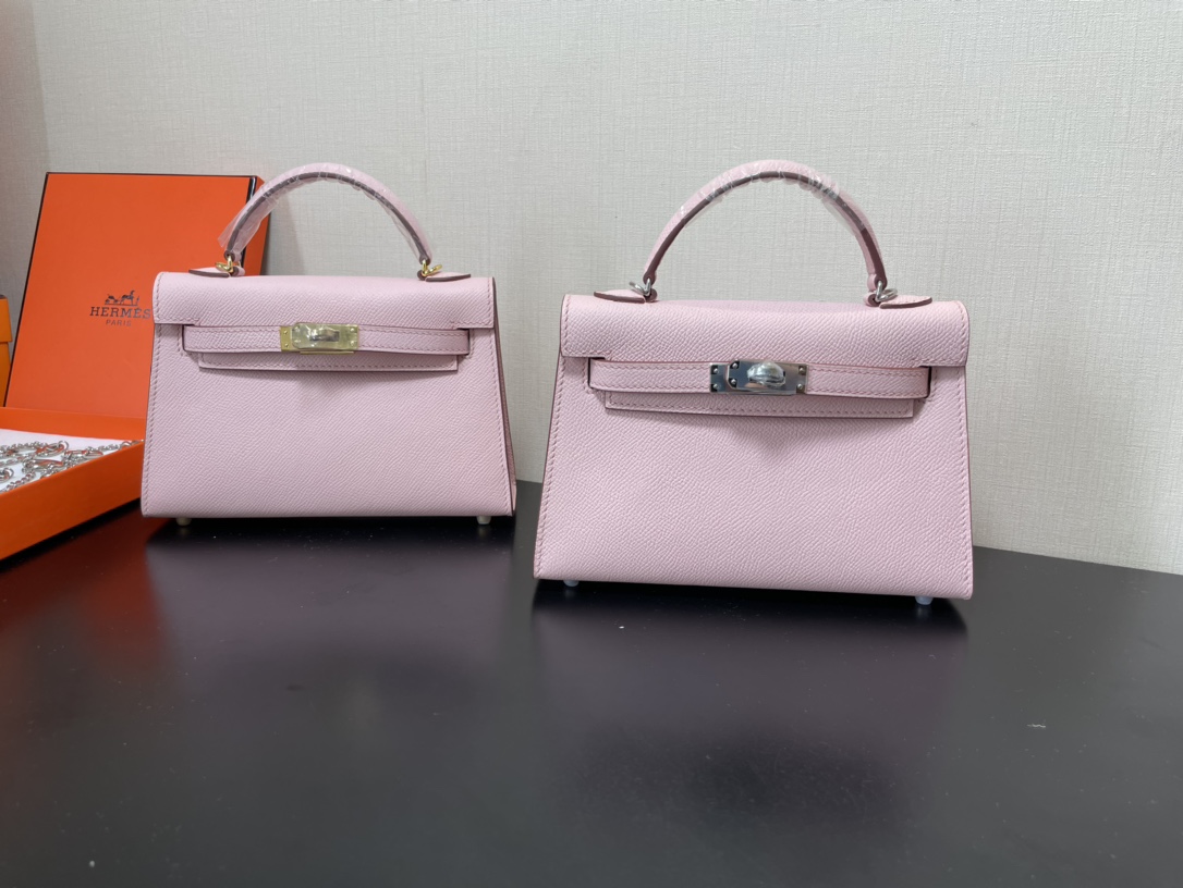 H**mes kelly-gold&silver hardware-19cm