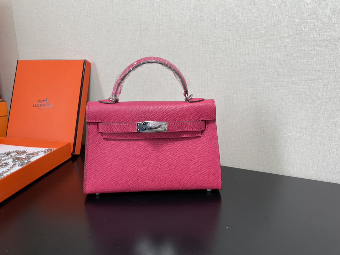 H**mes kelly-gold&silver hardware-19cm