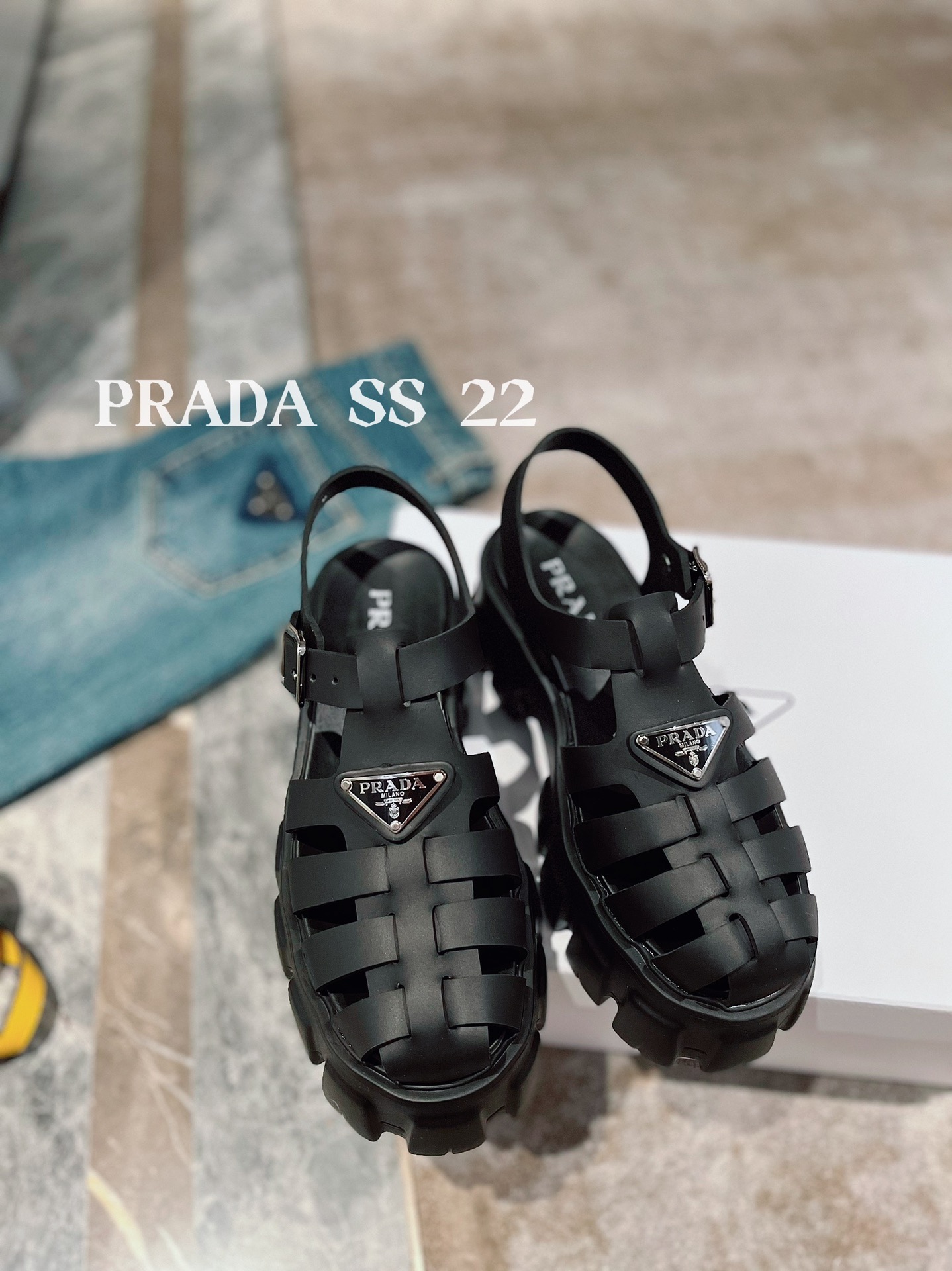Pra*a heels 2022ss-5cm(35一41)