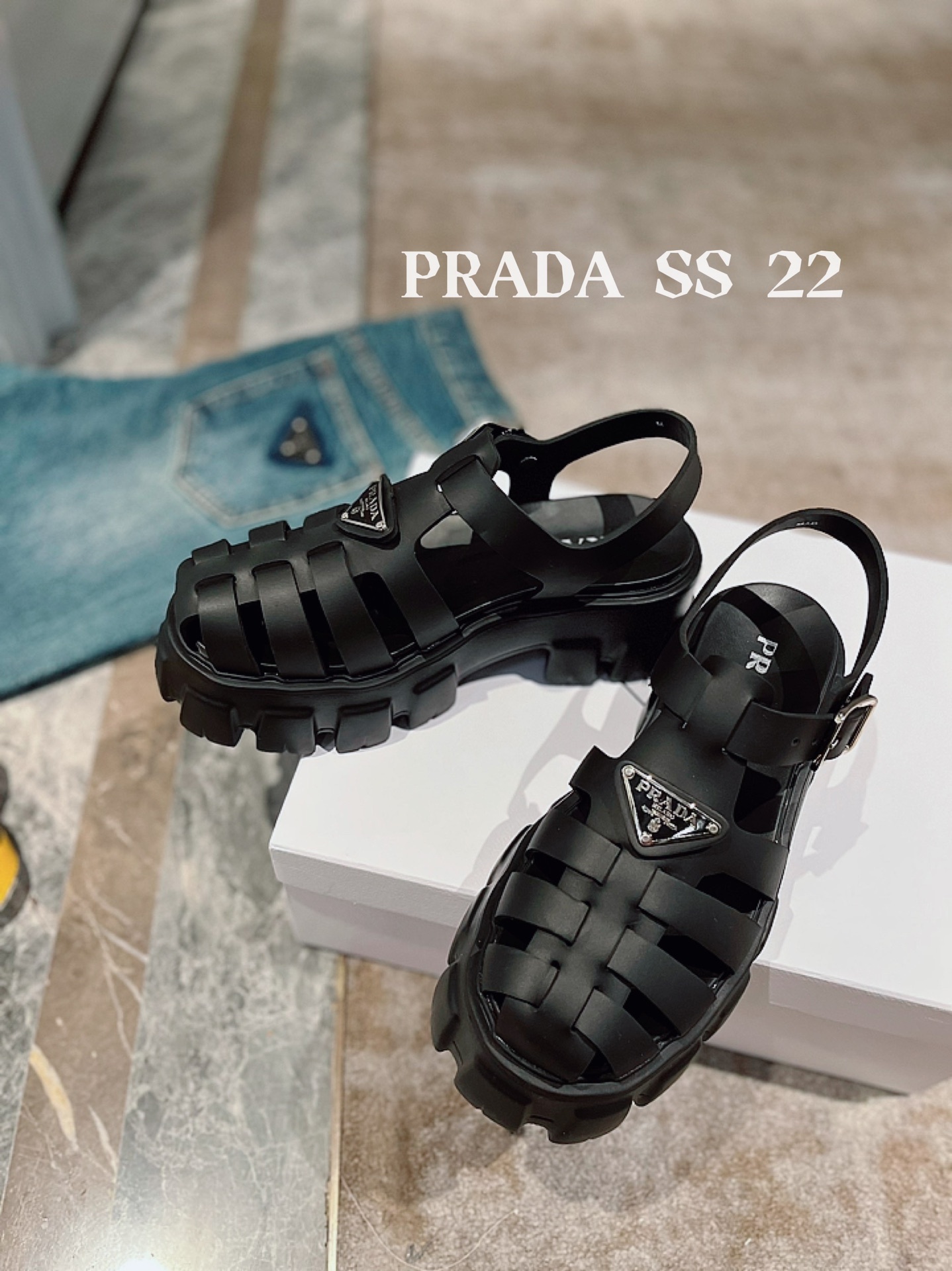 Pra*a heels 2022ss-5cm(35一41)