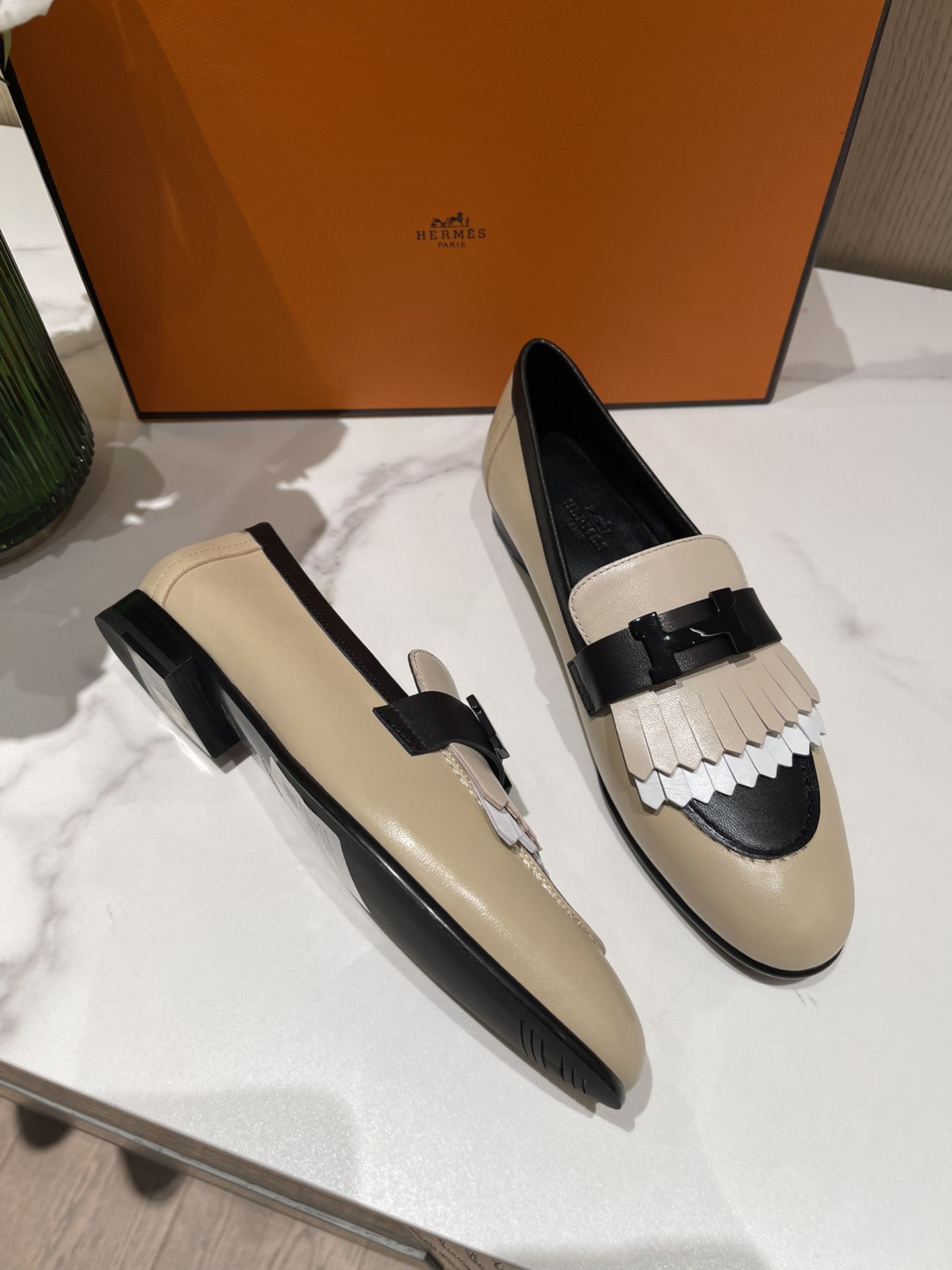 H**mes loafers(eu35-eu40)