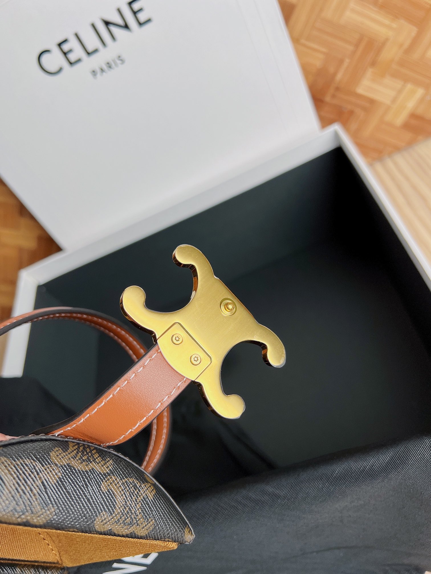 Ce**e cubic box bag-12.5×11.5×9cm