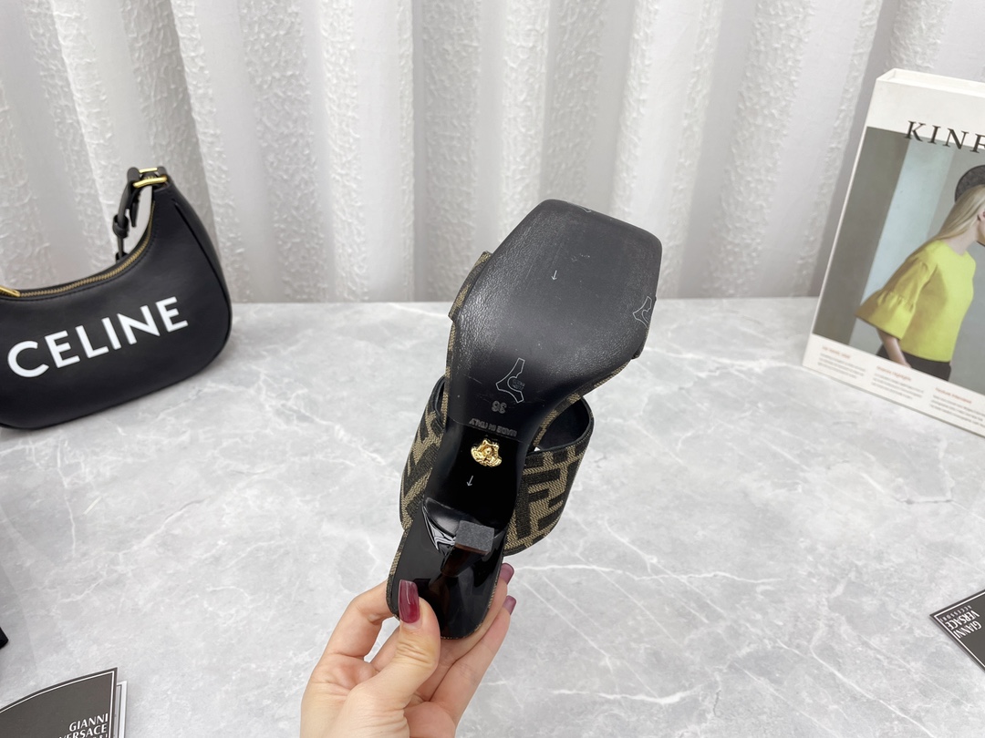 versace&F**di 2022ss sandals-10cm(eu35-41)
