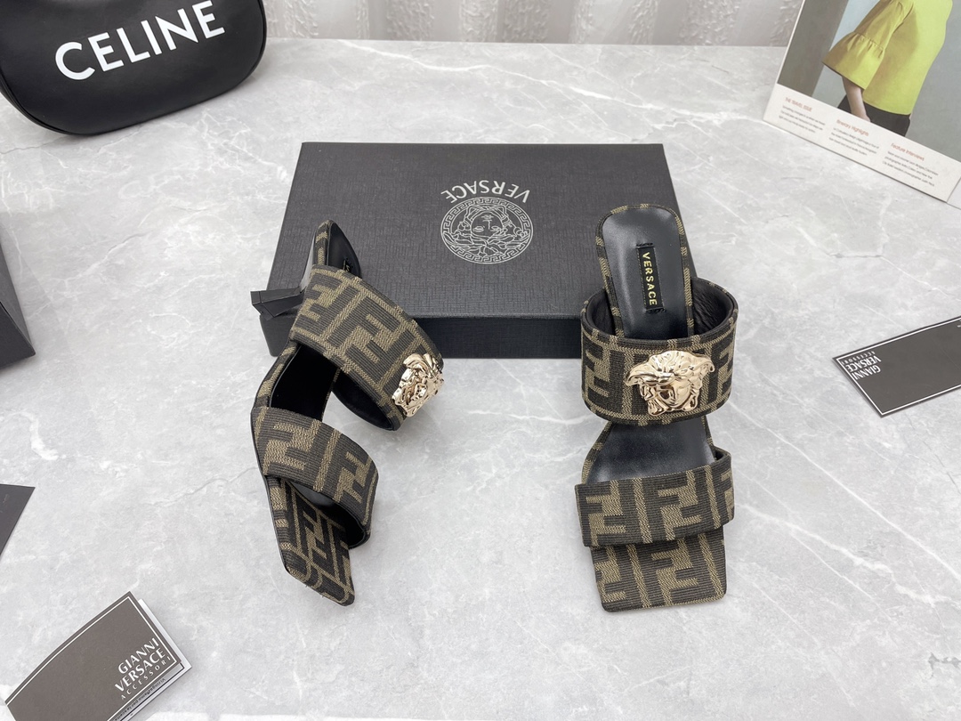 versace&F**di 2022ss sandals-6cm(eu35-41)