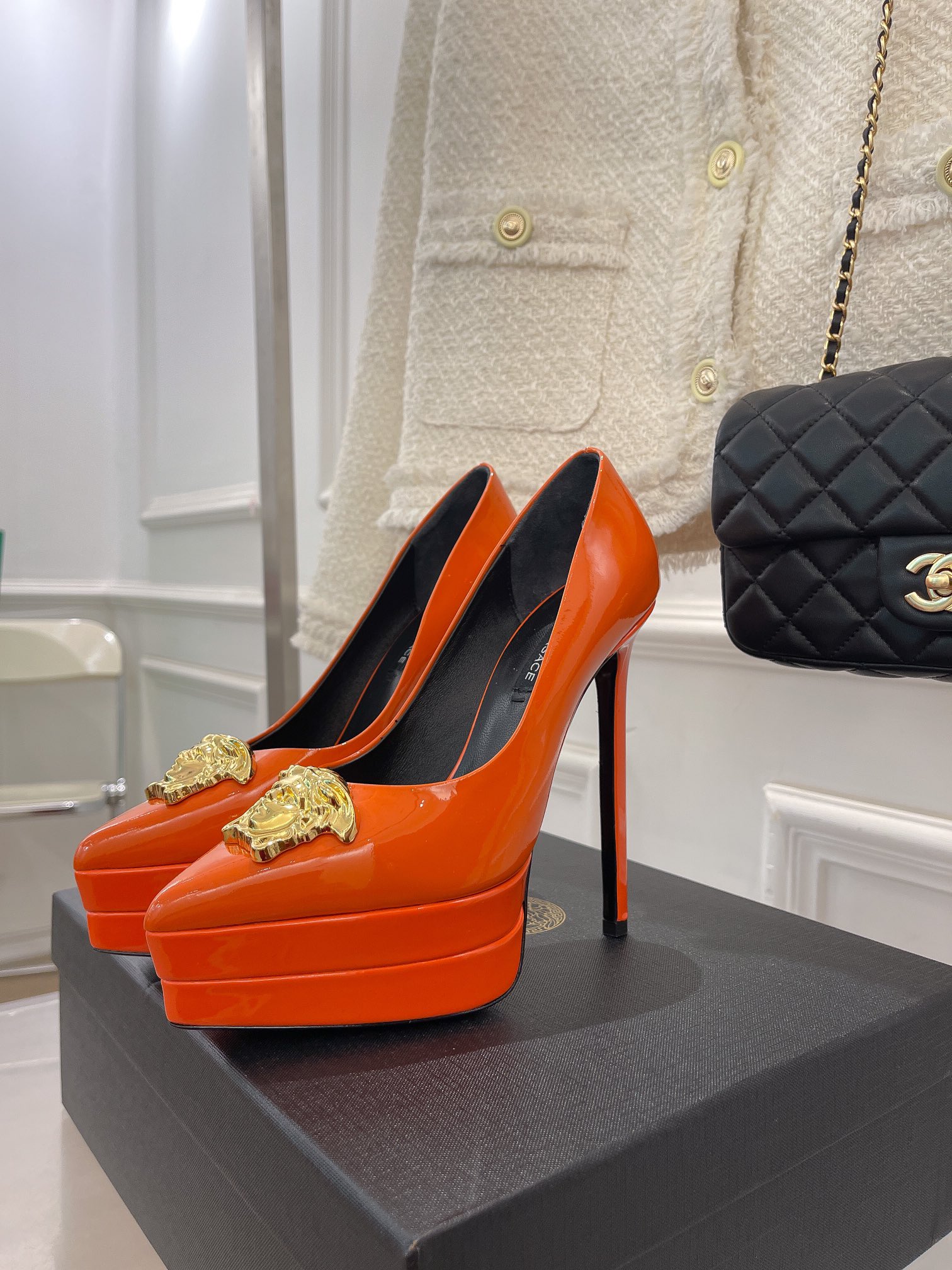 Versace 2022SS Sandals-14CM(EU35-42)