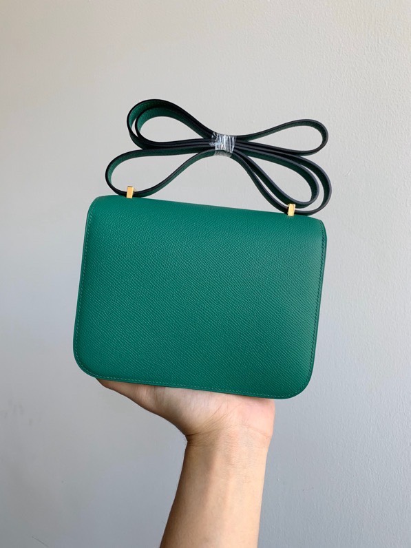 H**mes constance epsom leather-19cm