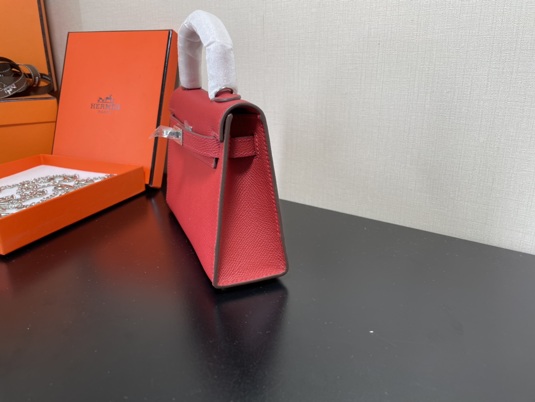 H**mes kelly-gold&silver hardware-19cm