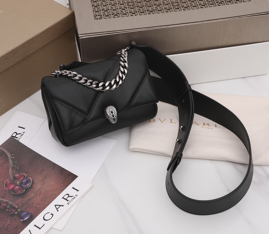 B*l*ai serpenti cabochon bag-18*12*8cm