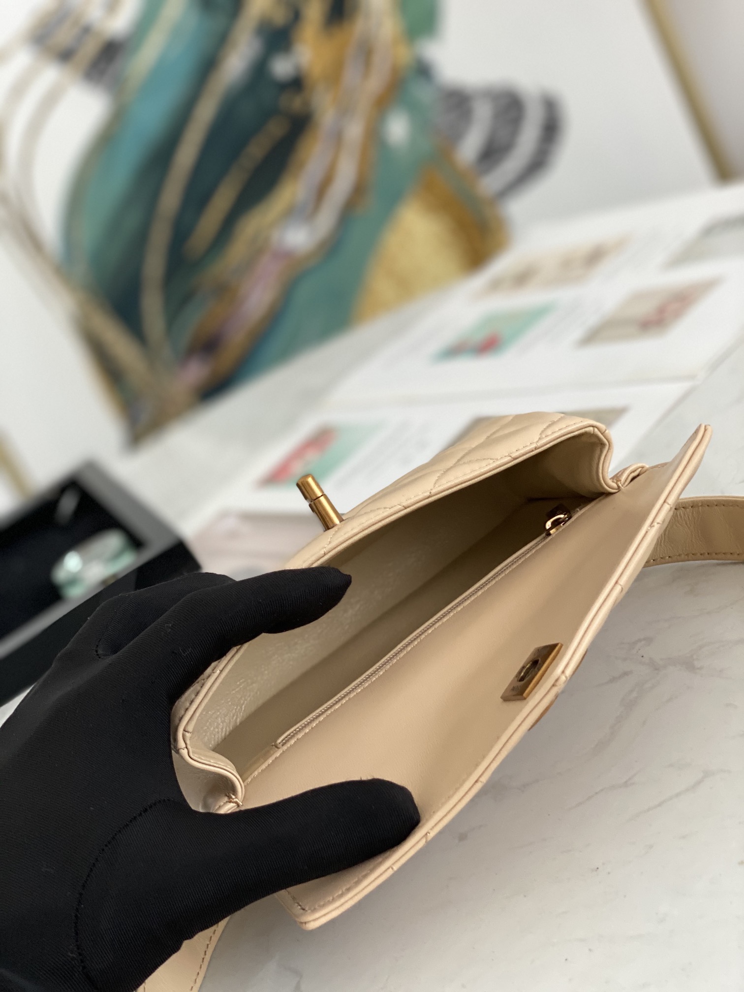 Ch@nel Waist Bag-18*3.5*12CM