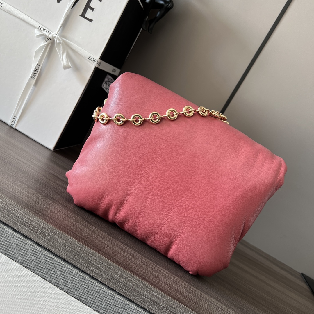 L0ew* puffer goya bag-23*13*6cm