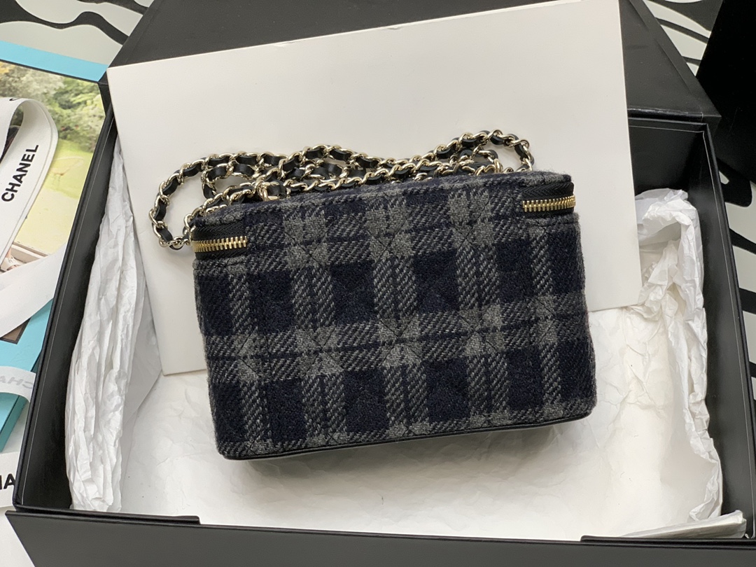 Ch@nel Mini Cosmetic Bag-10*17*8CM