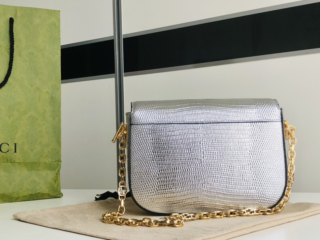 G*u*i 1955 horsebit shoulder bag-20.6*14.4*5.1cm