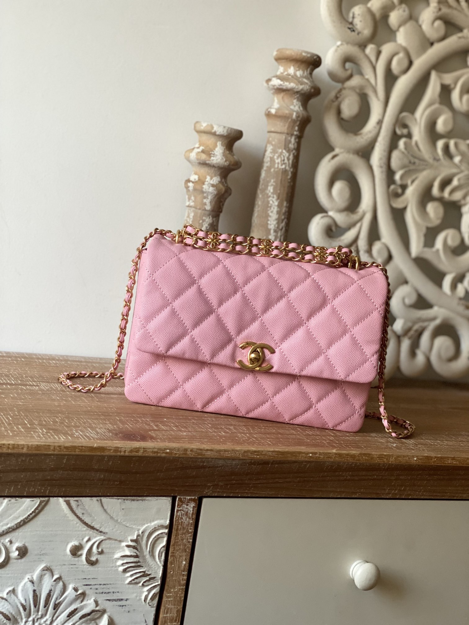 Ch@nel Flap Bag-16*23*11.5CM