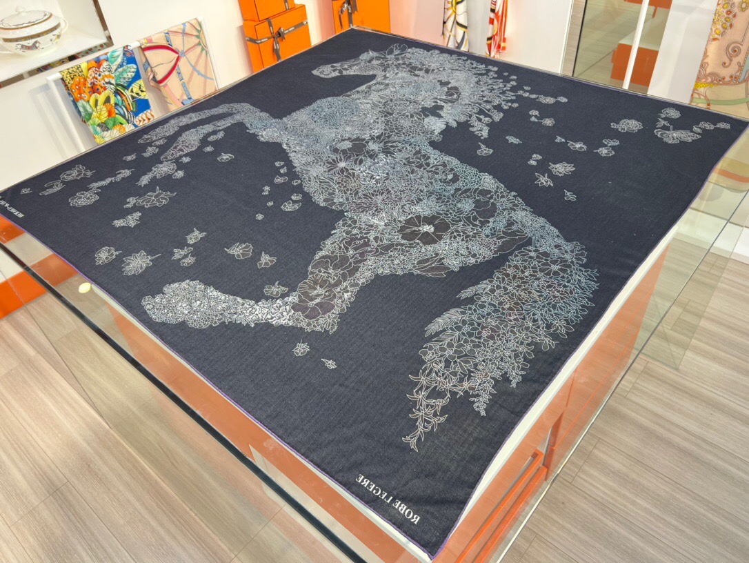 H**mes shawls-140*140cm