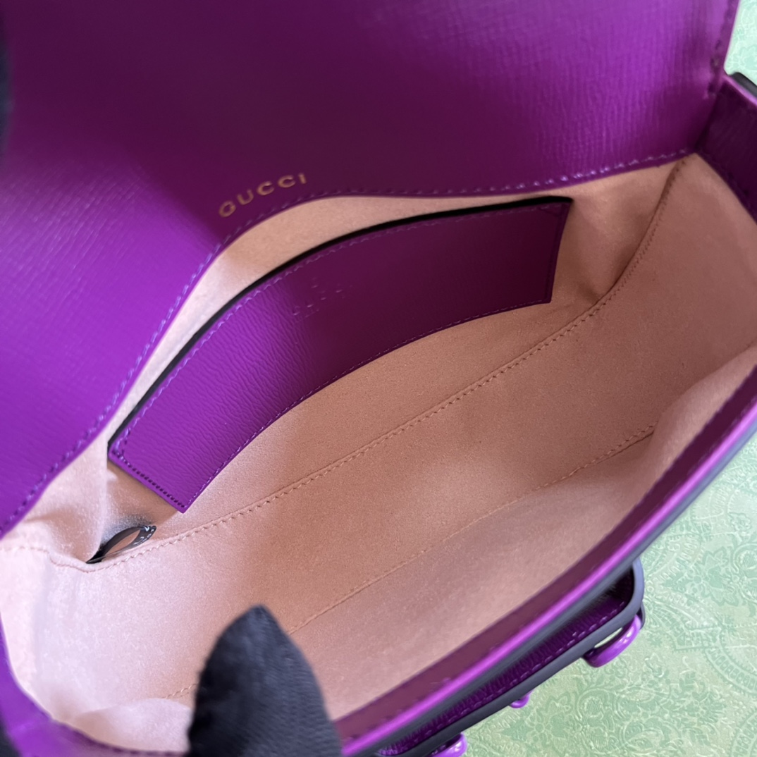 G*u*i 1955 horsebit shoulder bag-20.6*14.4*5.1cm