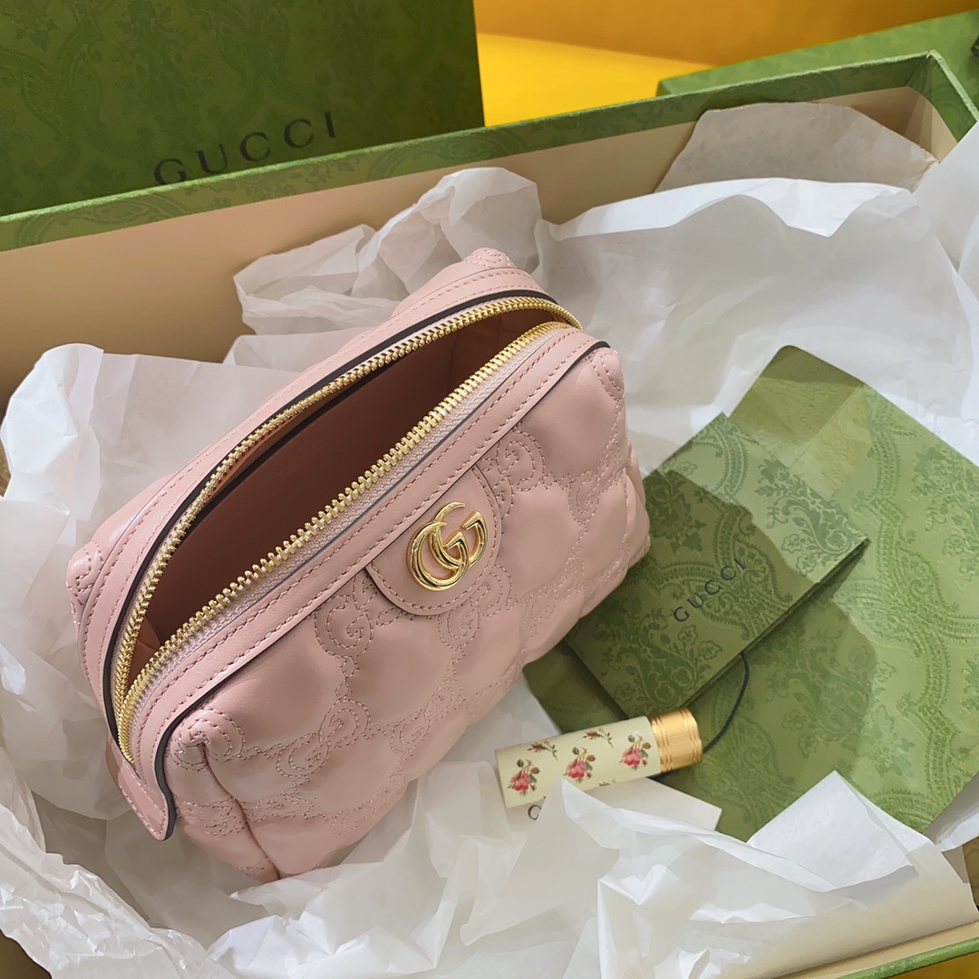 G*u*i gg matelassé cosmetic bag-16*12.5*9cm