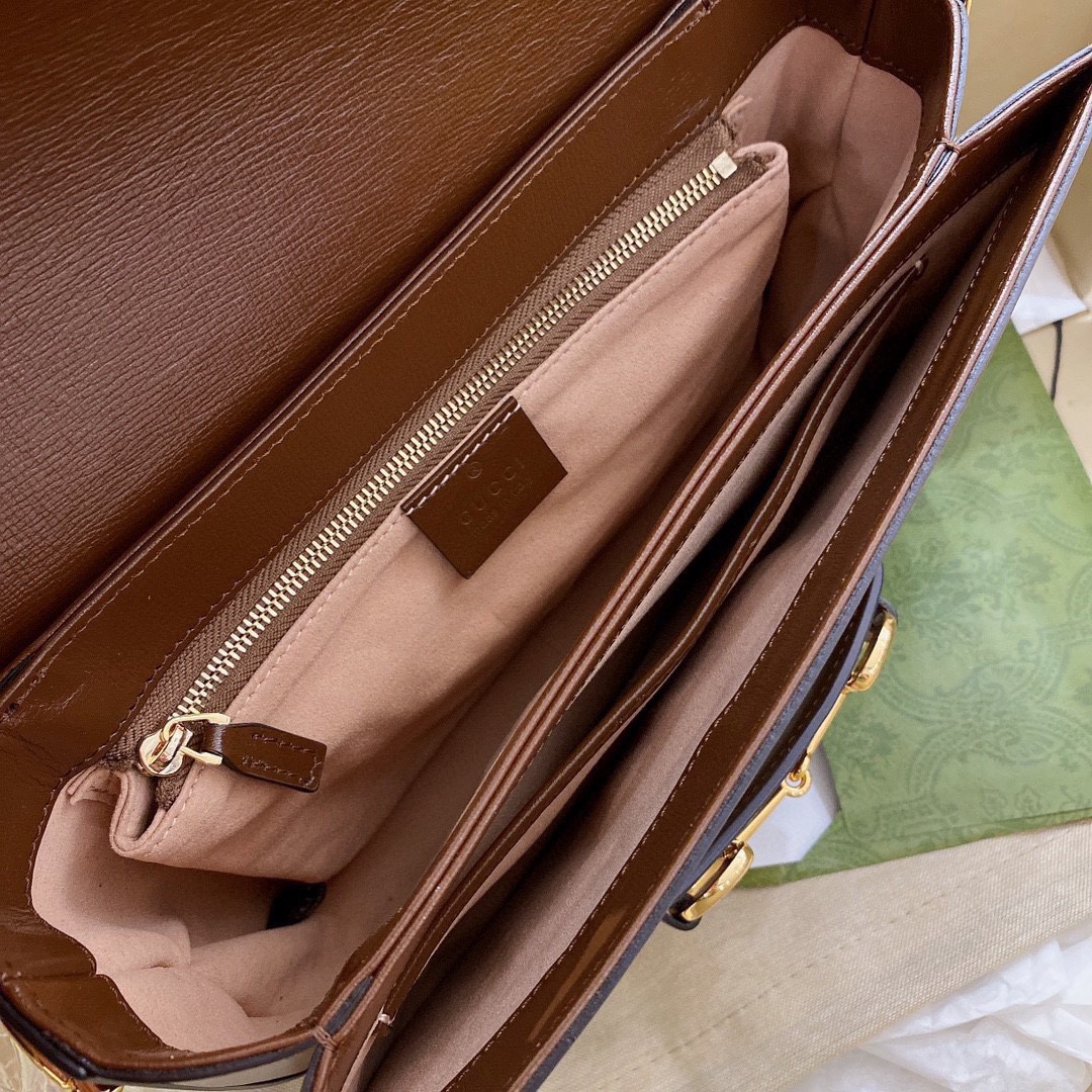 G*u*i 1955 horsebit shoulder bag-25*18*8cm