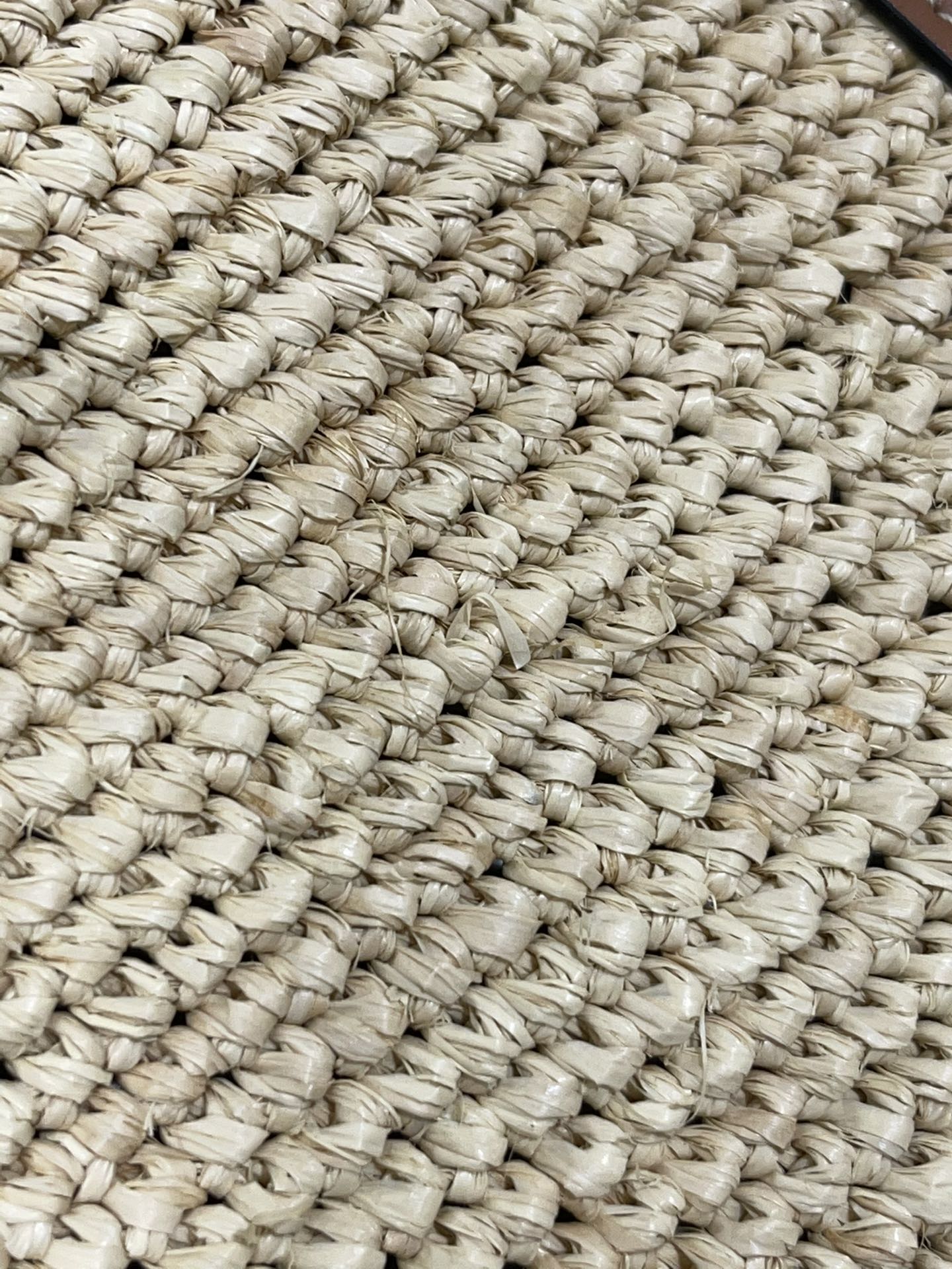 L0ew* pochette raffia bag-11*15.5*17.5cm