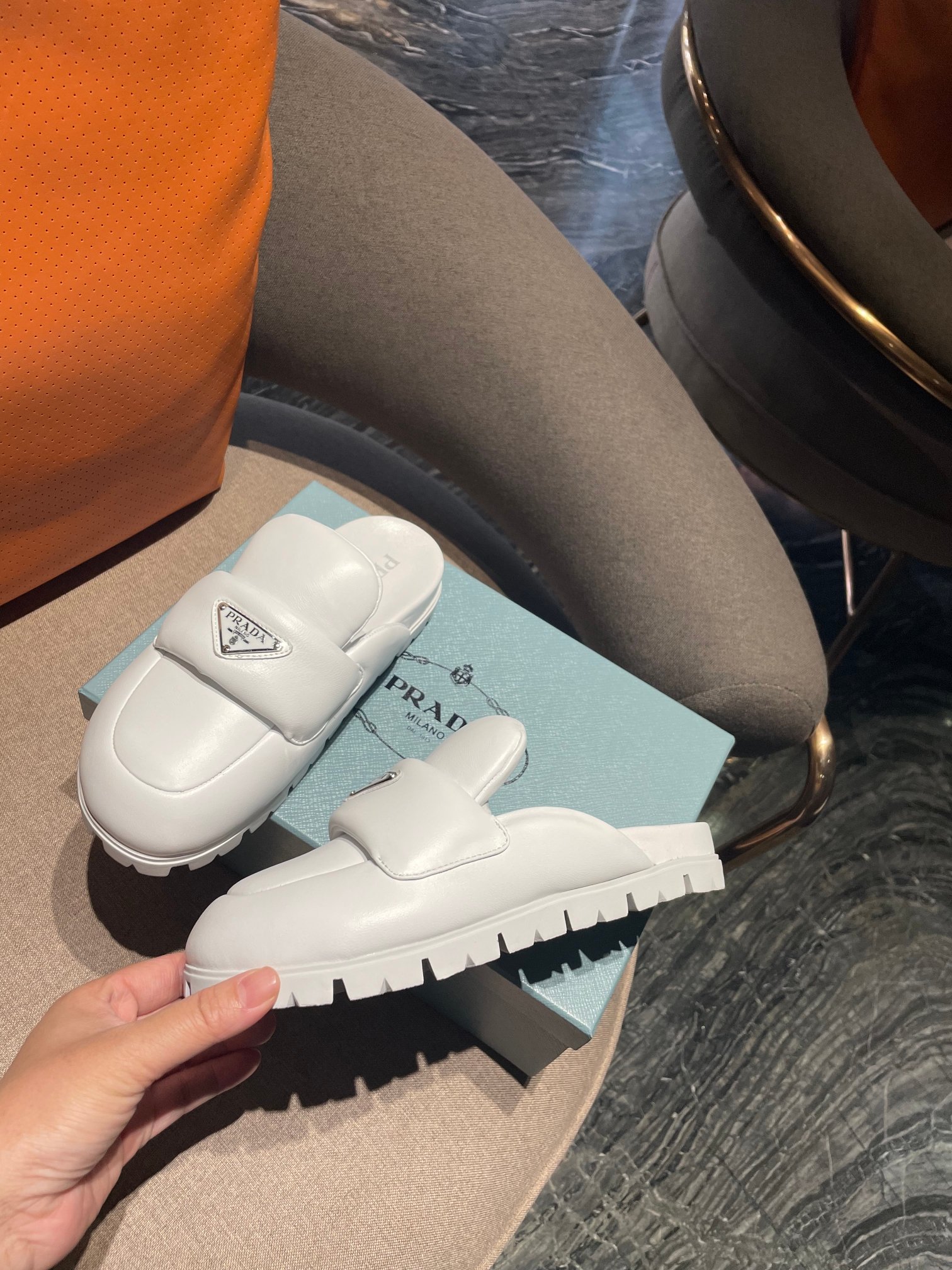 Pra*a boots 2023ss-3cm