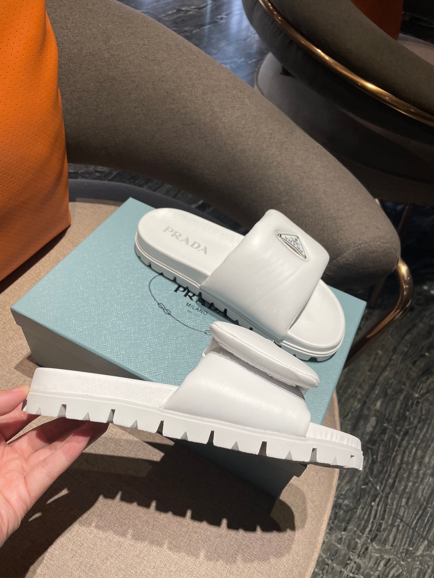 Pra*a boots 2023ss-3cm