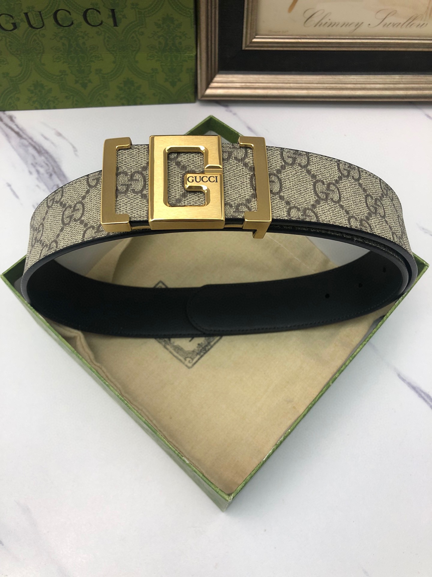 G*u*i belt-3.8cm