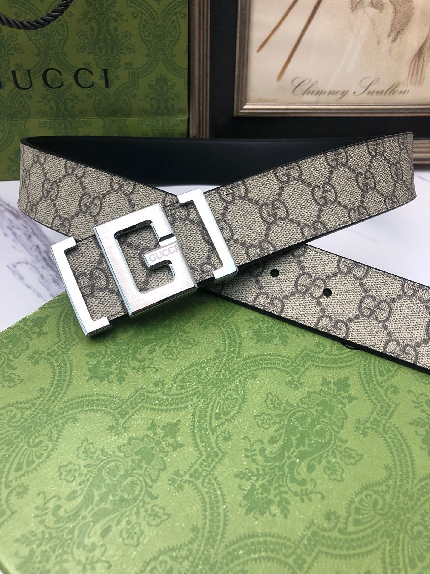 G*u*i belt-3.8cm