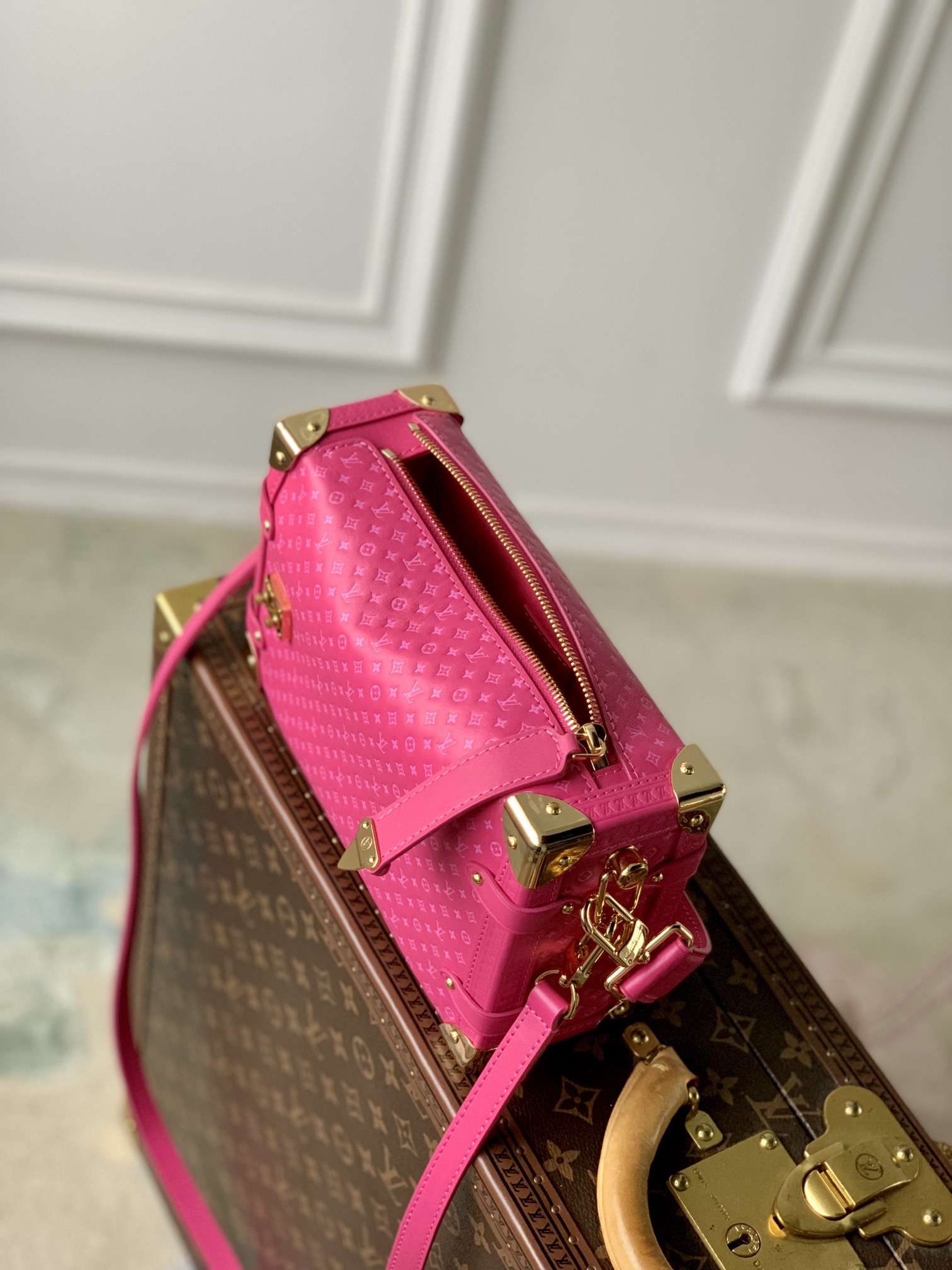 l0*is V*t0n petite malle handbags-m46358-21 x 14 x 6cm