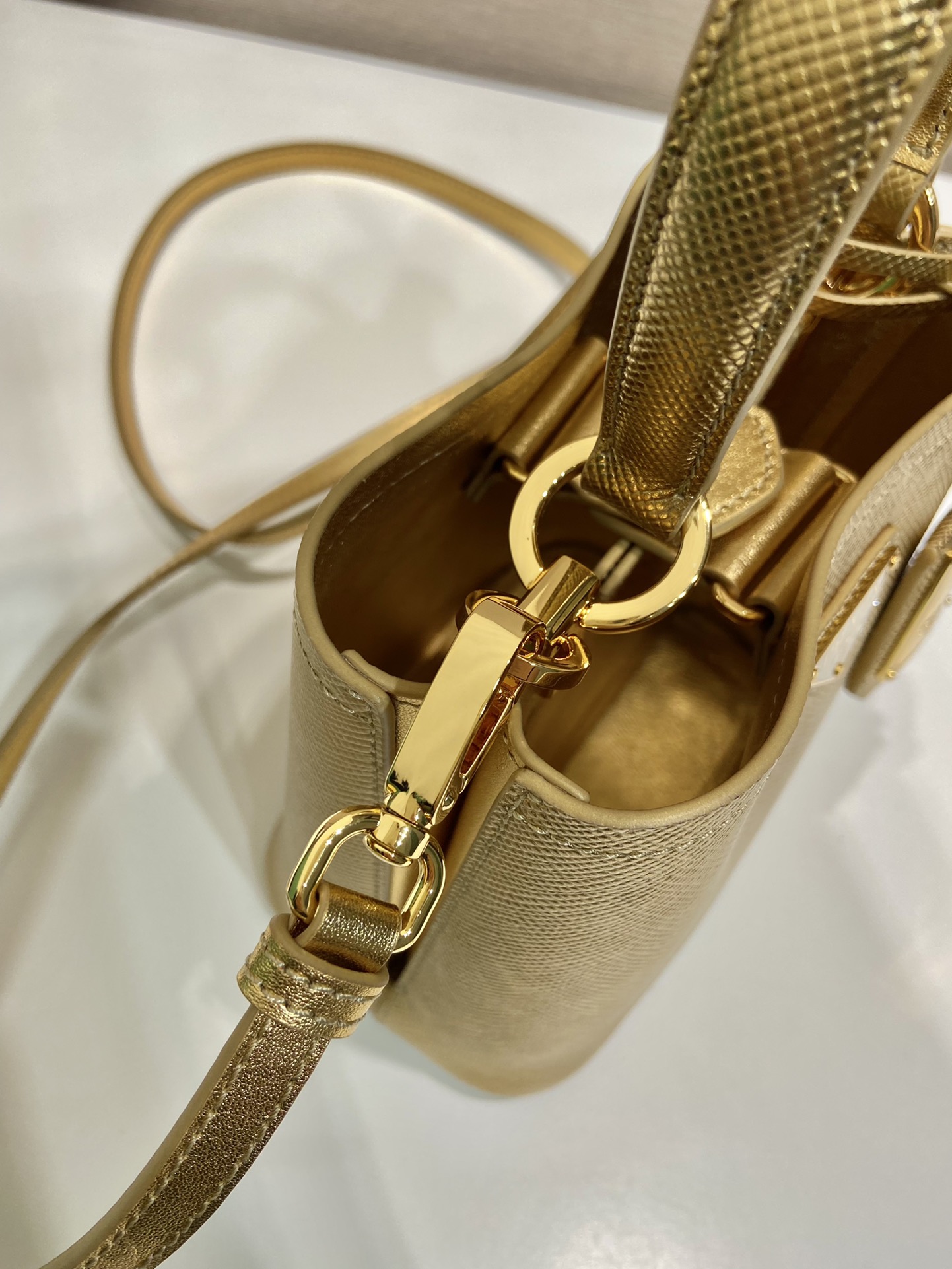 Pra*a 1ba373 tote-15*16*9.5cm