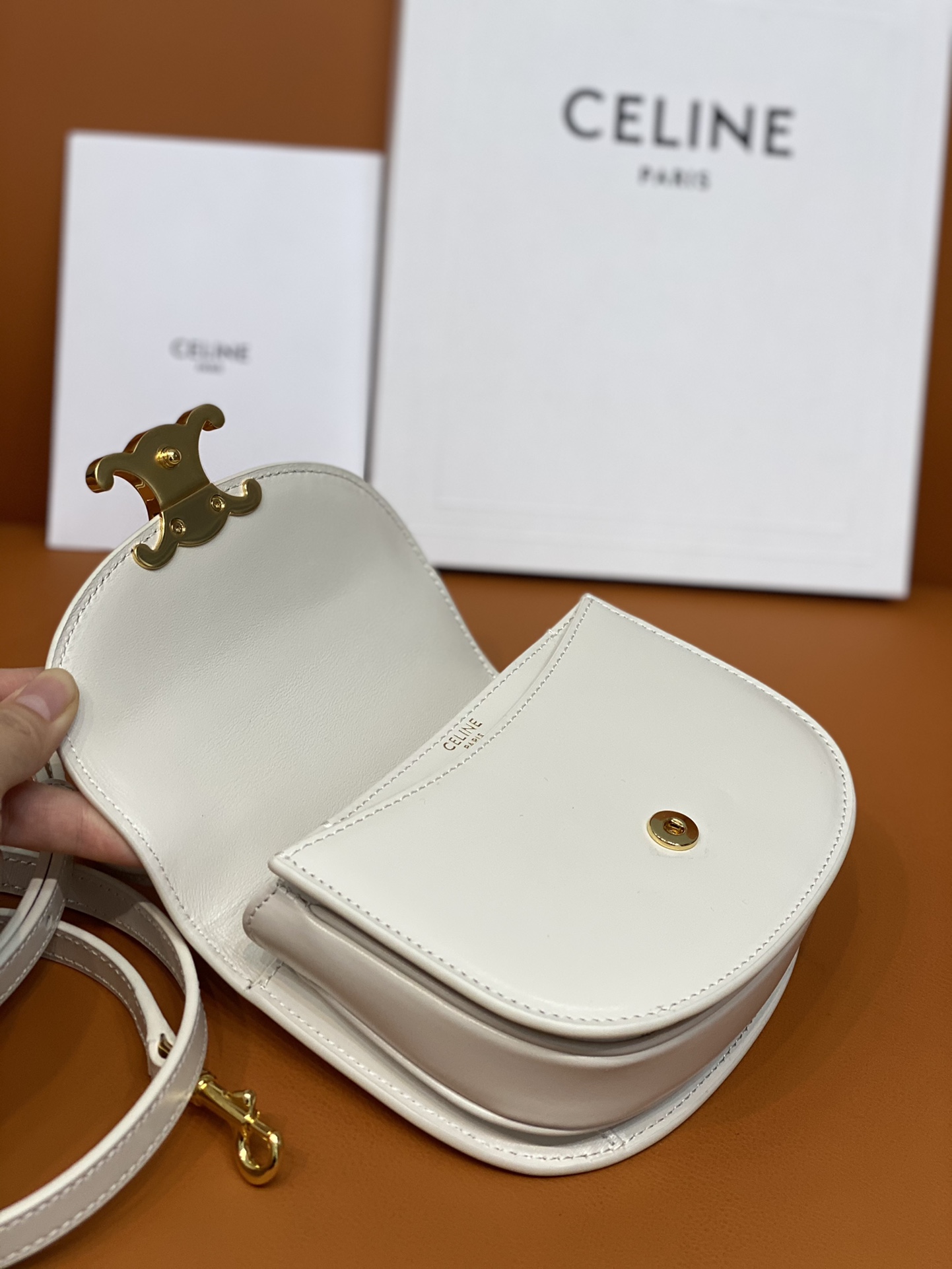 Ce**e mini besace triomphe bag-15.5x11.5x5cmcm