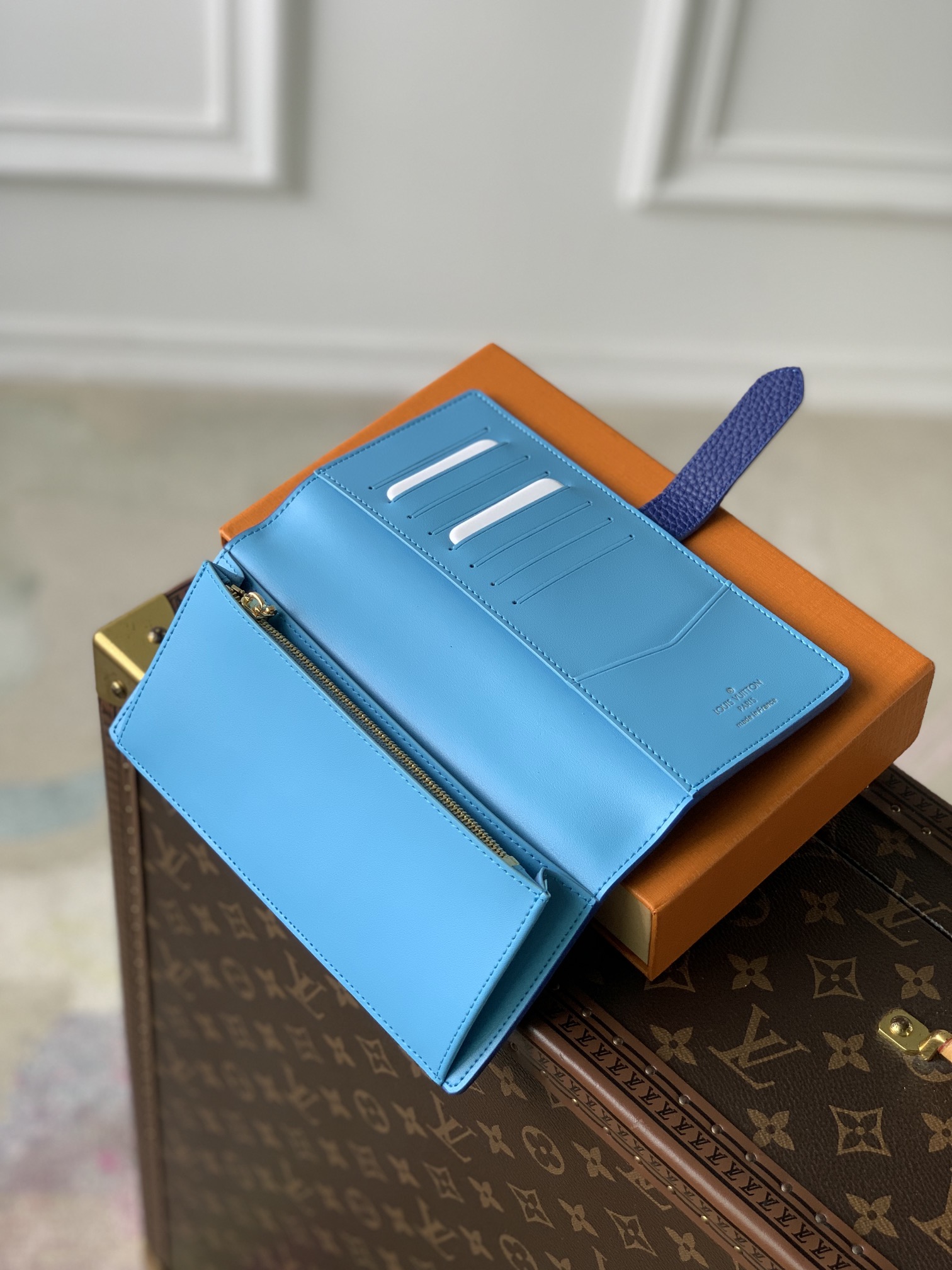 l0*is V*t0n vertical wallet-m82512-10 x 19 x 1.7cm