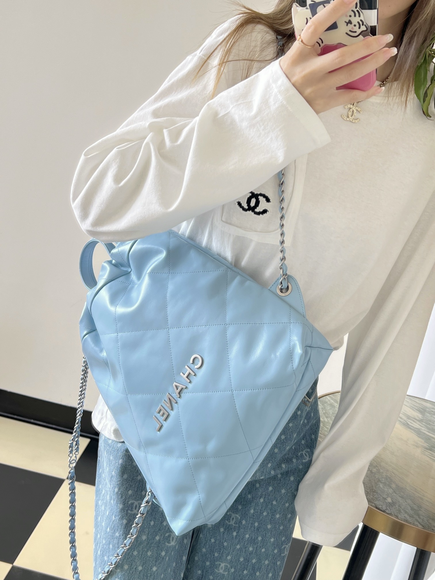 Ch@nel Backpack-29*34*10.5CM