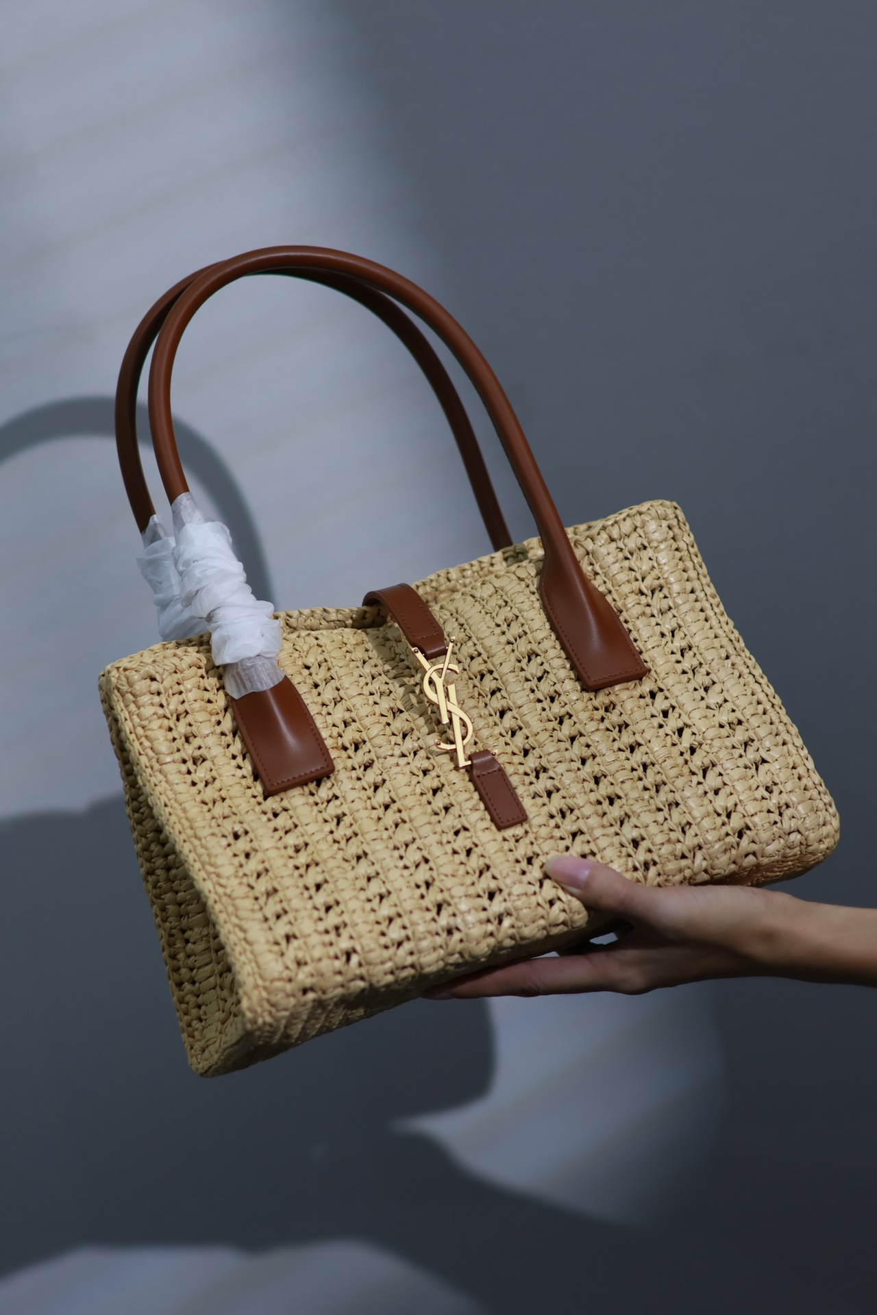 Y*L tote woven bag-29×21×9cm