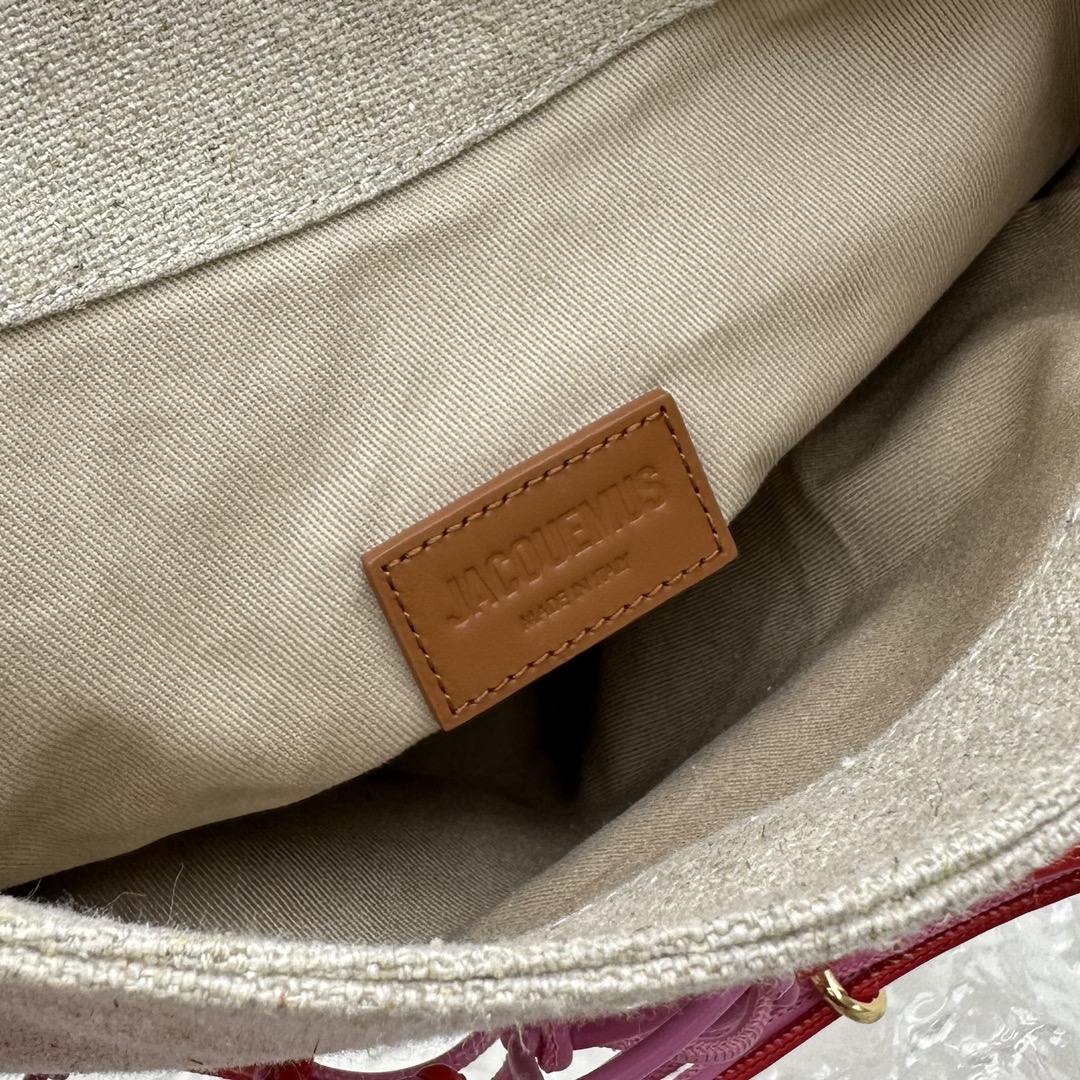 Ja*qvemvs mesh beach tote bag-23*42*11.5cm