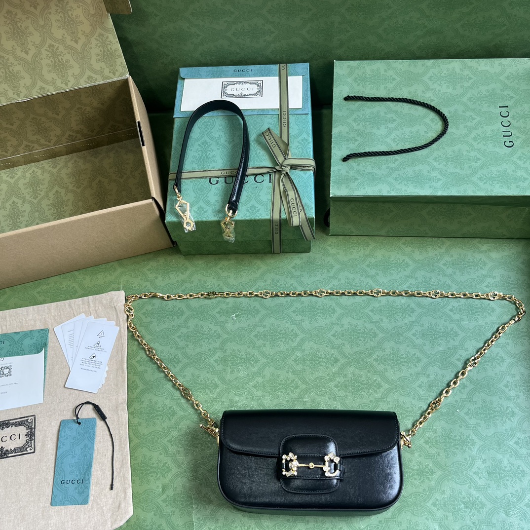 G*u*i G*u*i horsebit 1955 bag-13*24*5.5cm