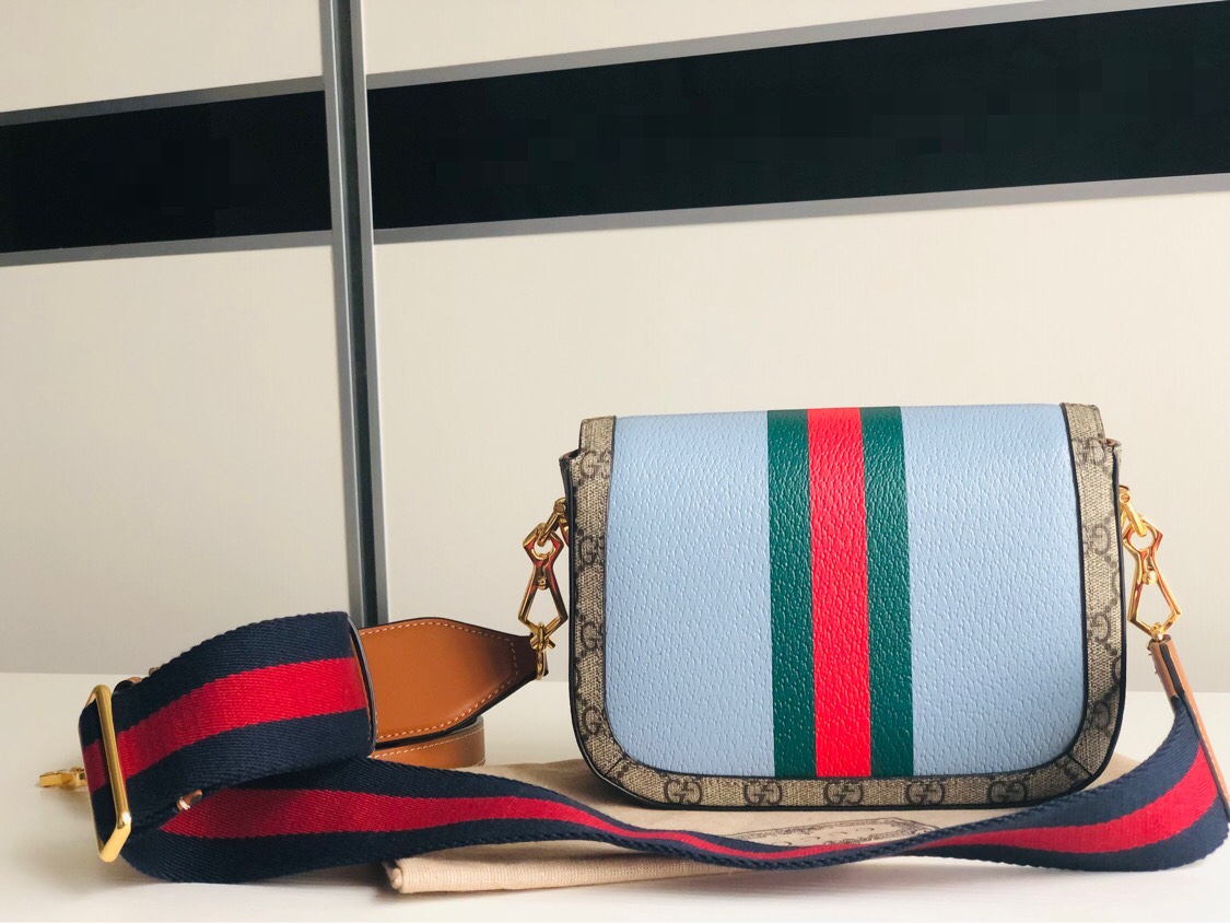 G*u*i 1955 horsebit shoulder bag-20.6*14.4*5.1cm