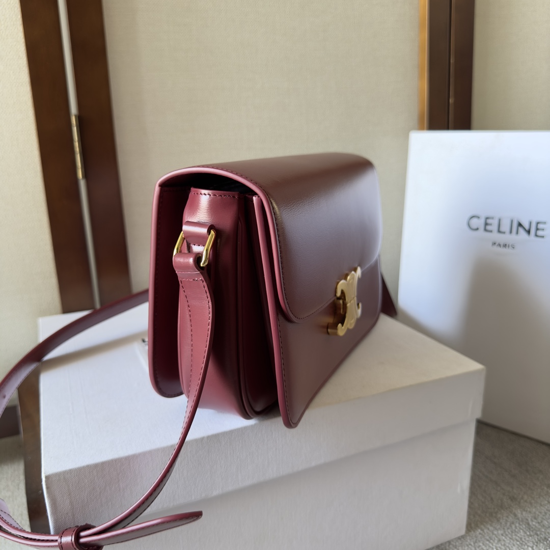 Celin Triomphe Shoulder Bag-22.5x16.5x7.5CM