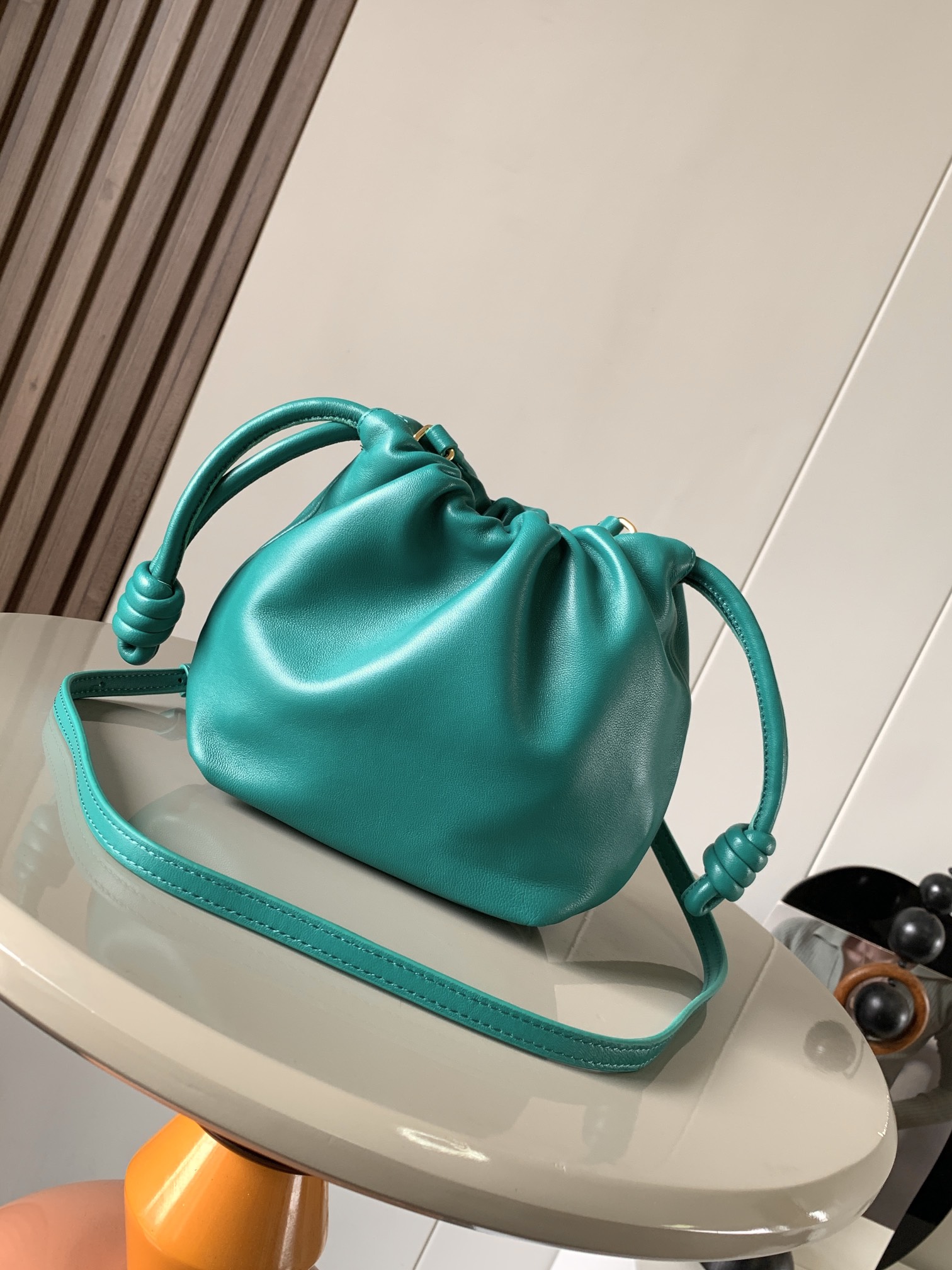 L0ew* mini flamenco purse bag-23*17*5.5cm