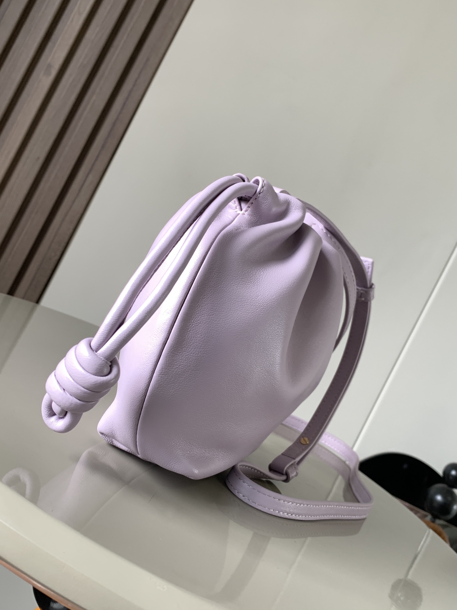 L0ew* mini flamenco purse bag-23*17*5.5cm