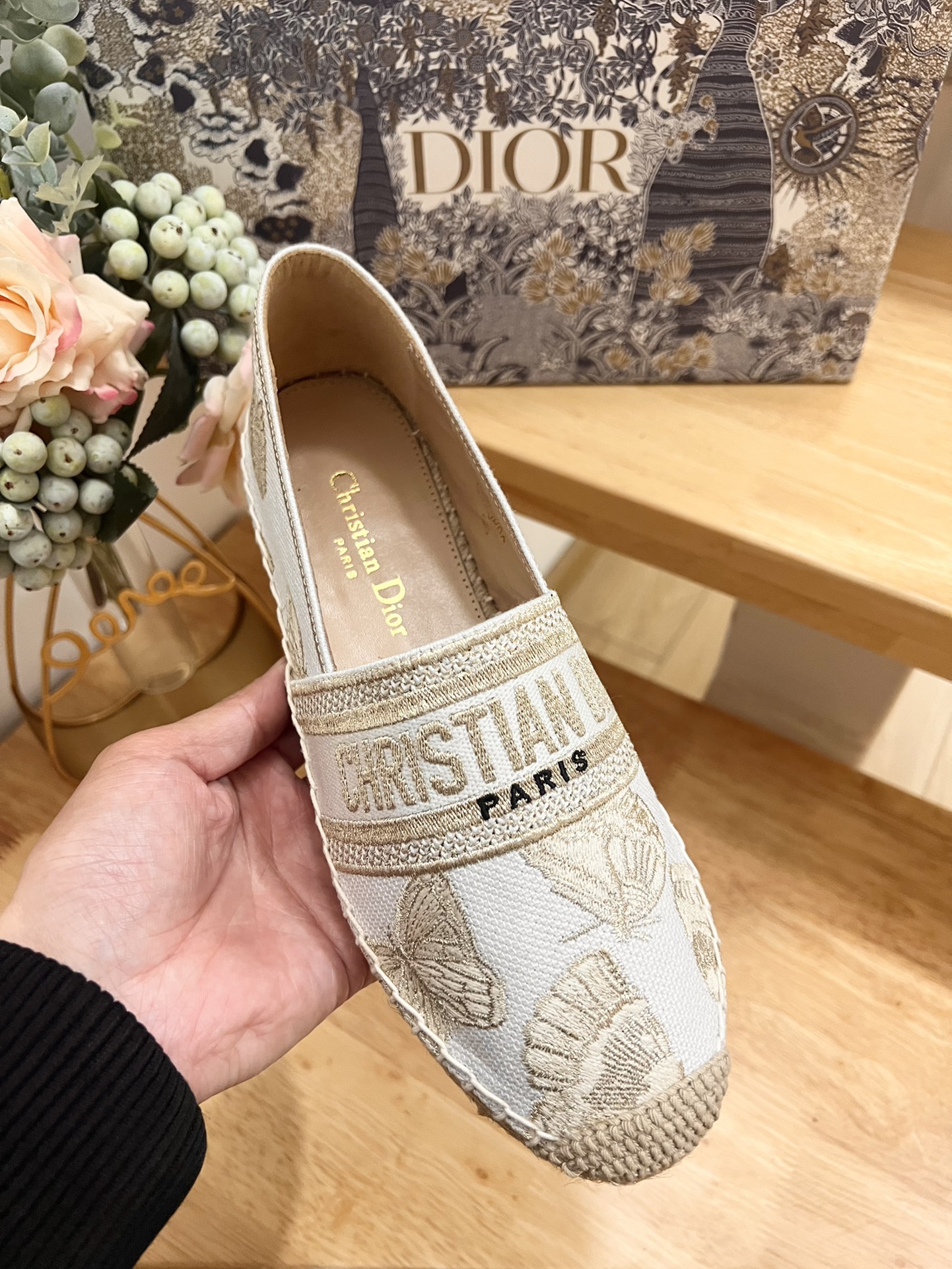 D*or oblique espadrilles